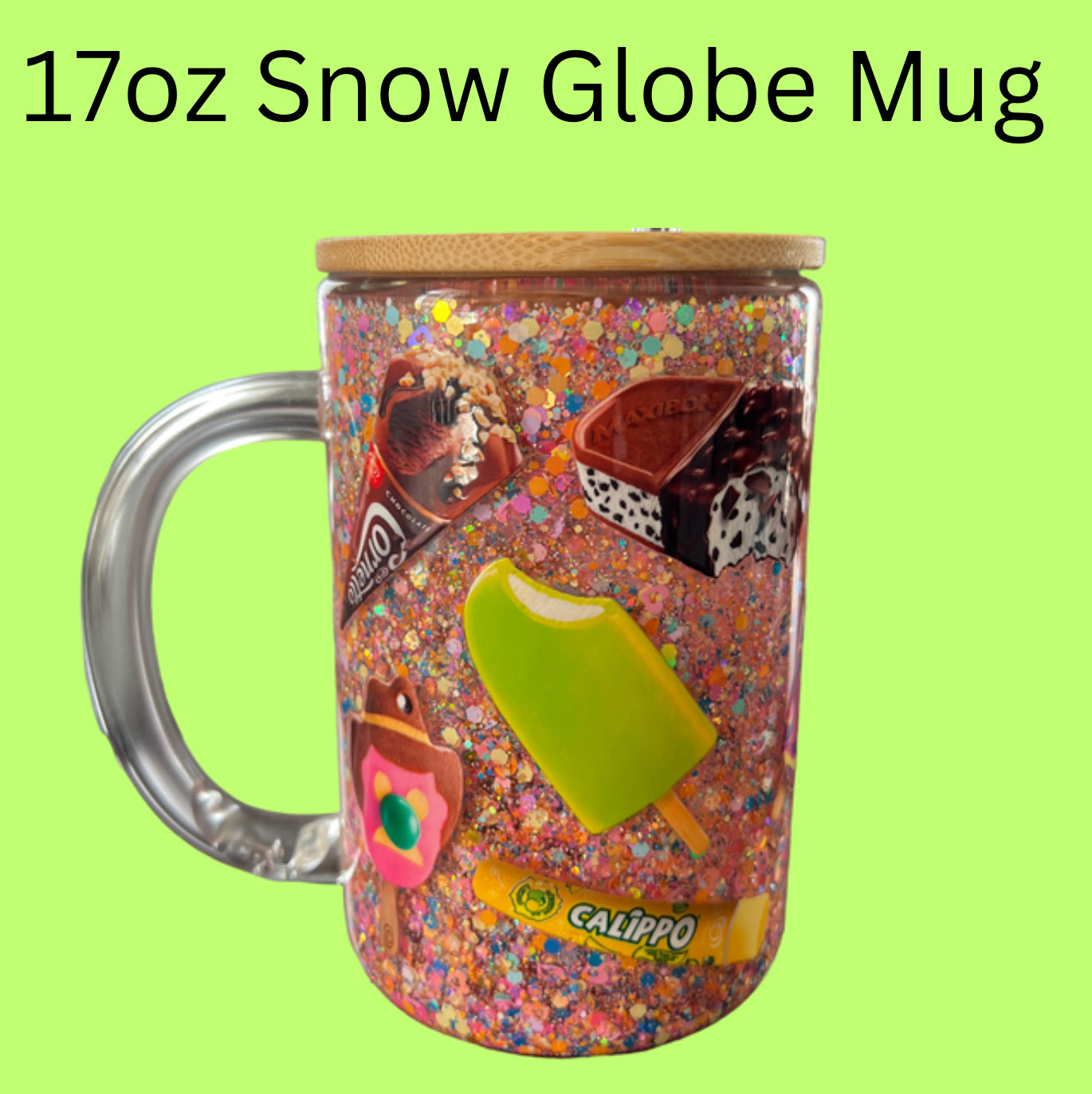 17oz Snow Globe Mug