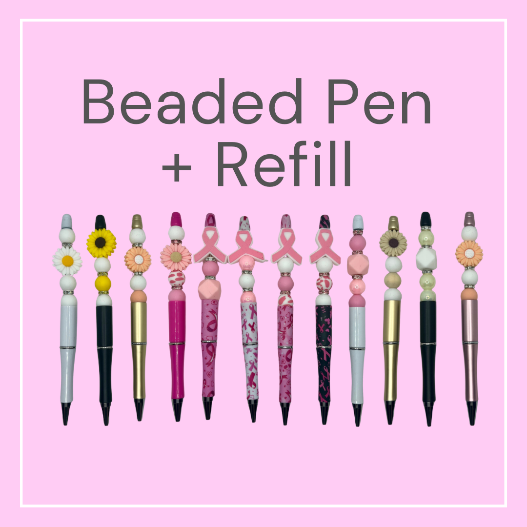 Beaded Pen and Refill